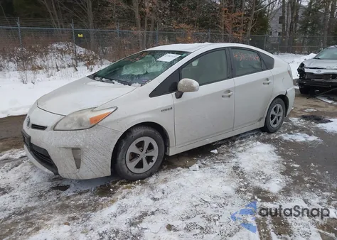 2012 Toyota Prius Two from USA, damaged, VIN JTDKN3DU1C5420236